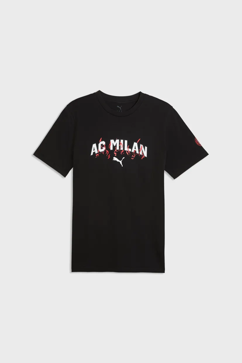 Чоловіча чорна футболка AC Milan FtblCulture Tee Men 4