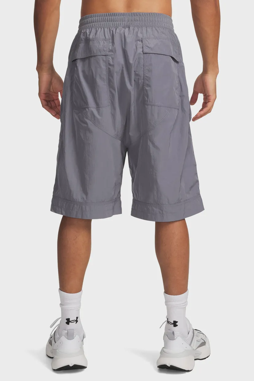Мужские серые шорты UA Hoops Woven Short 3