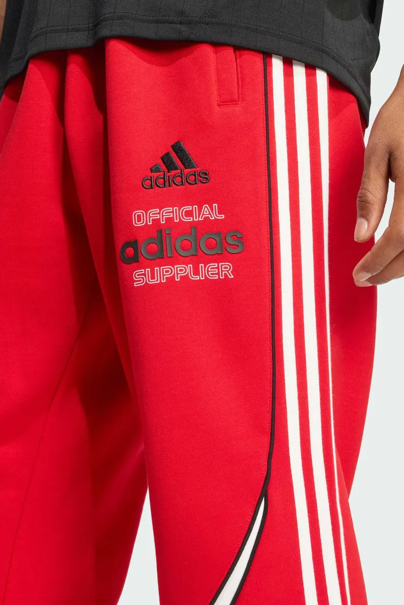 Мужские красные спортивные брюки TEAMGEIST GRAPHIC FLEECE 4