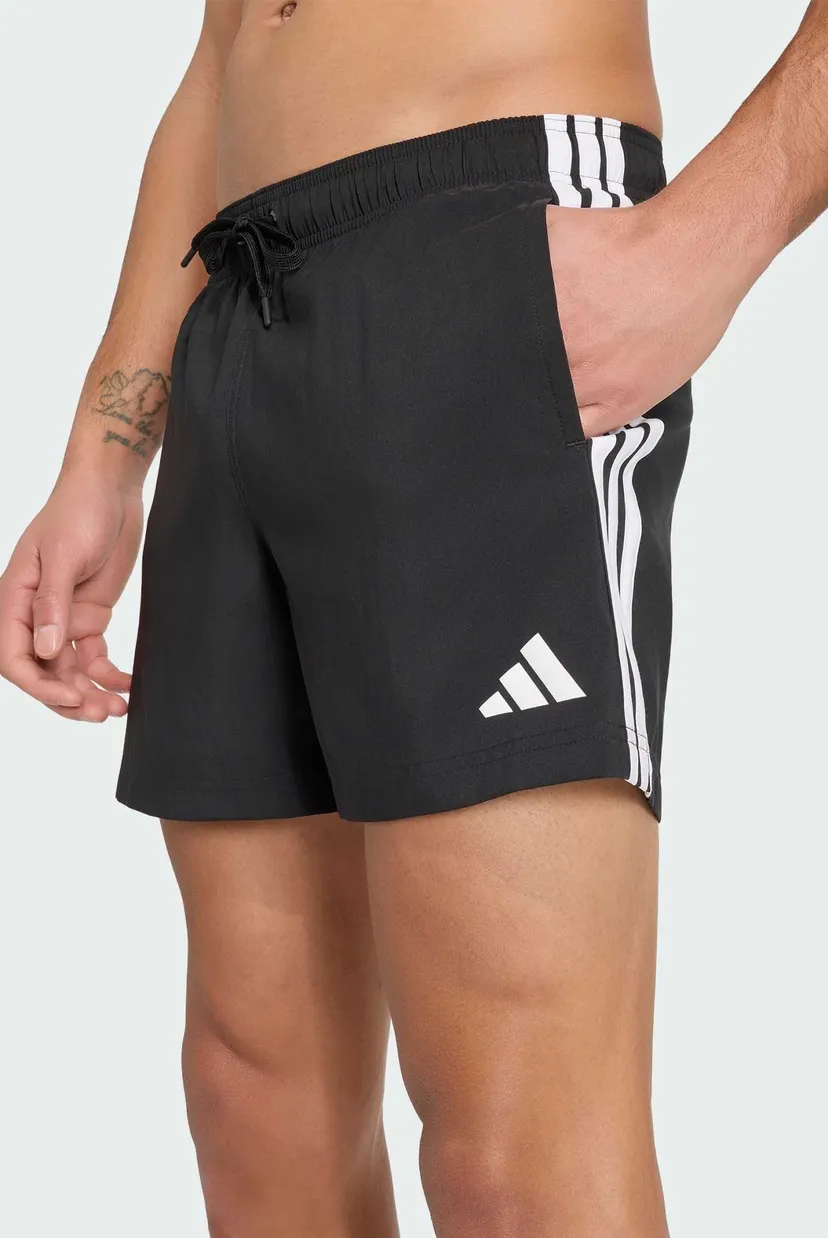 Мужские черные плавательные шорты 3 STRIPES 5 INCH 4