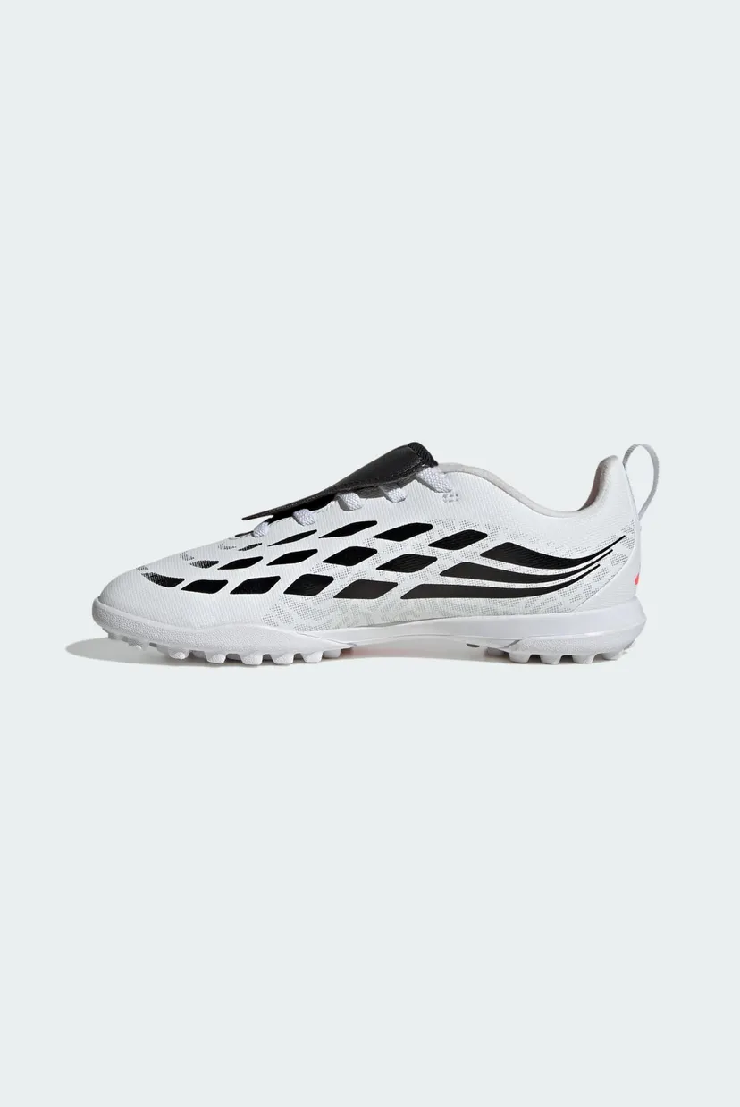 Дитячі білі сороконіжки PREDATOR CLUB Fold-Over Tongue Elastic Laces Turf Football Kids 5
