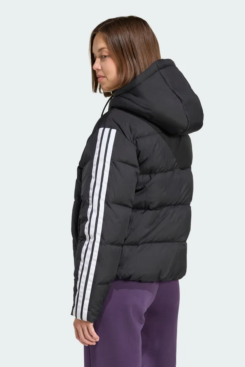 Жіночий чорний пуховик Essentials Climawarm 3-Stripes 3