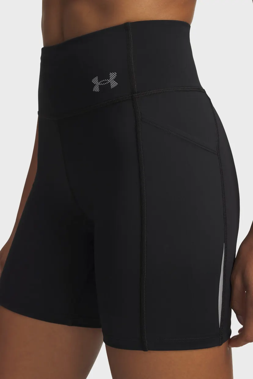 Женские черные велосипедки UA Velociti 6 Fitted Short 4