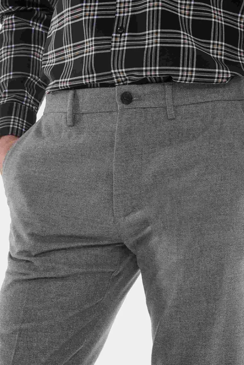 Мужские серые брюки DENTON BRUSHED SOLID 5
