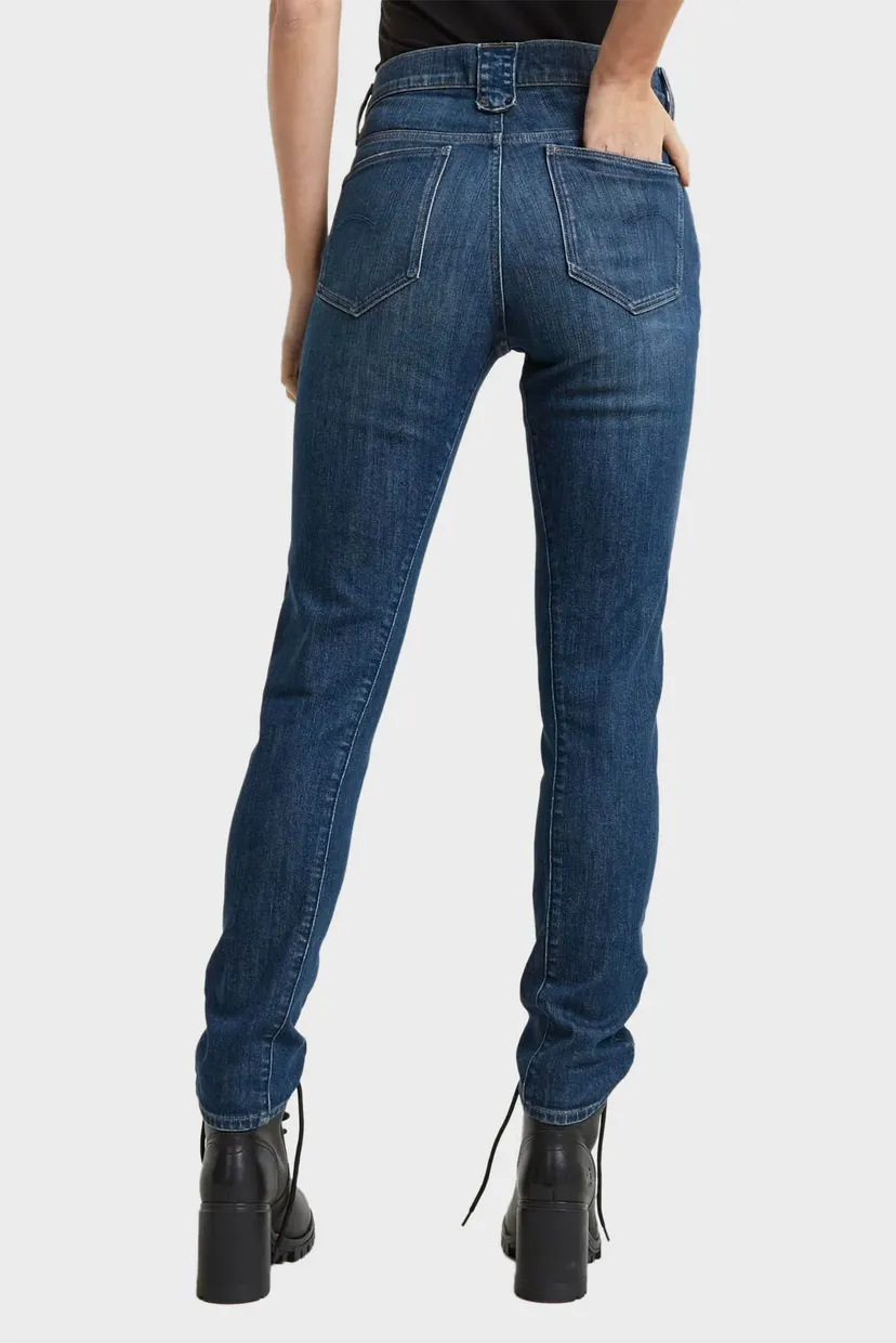 Женские темно-синие джинсы Ace 2.0 Biker Slim Straight Wmn 4