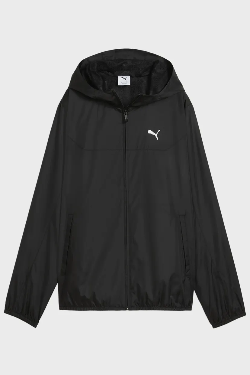 Женская черная ветровка Essentials Regular Windbreaker Women 4
