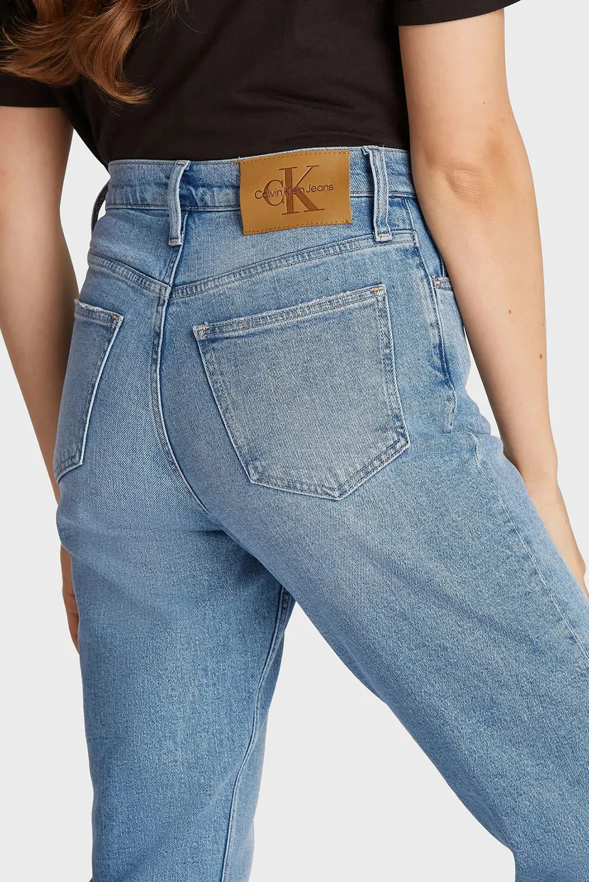 Жіночі блакитні джинси MOM JEAN 4