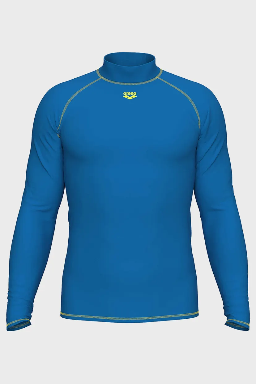 Мужской голубой лонгслив RASH VEST L/S GRAPHIC 6