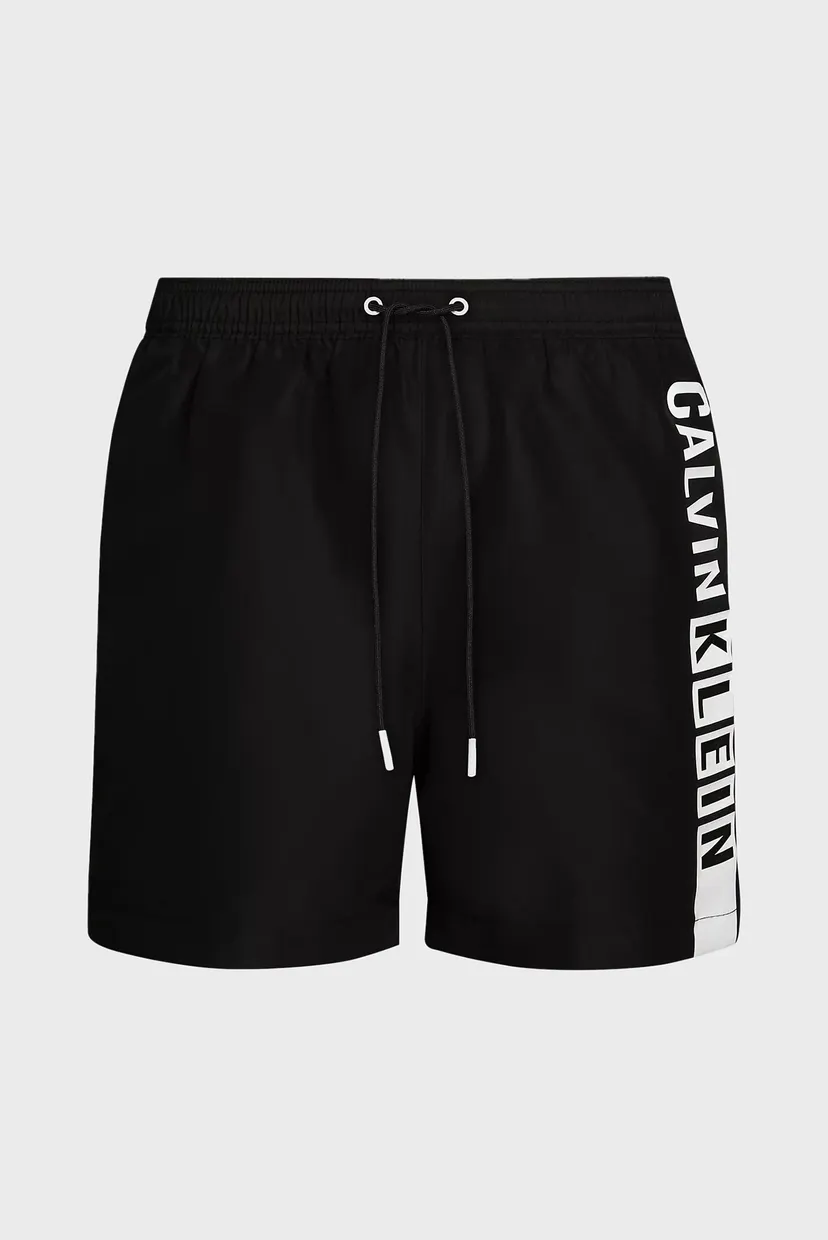 Чоловічі чорні плавальні шорти MEDIUM DRAWSTRING-GRAPHIC 5