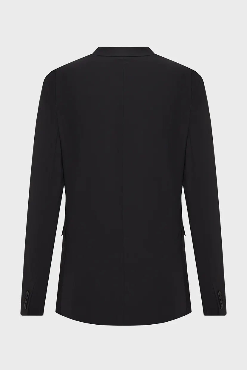 Чоловічий чорний піджак TECHNICAL COMFORT SLIM BLAZER 7