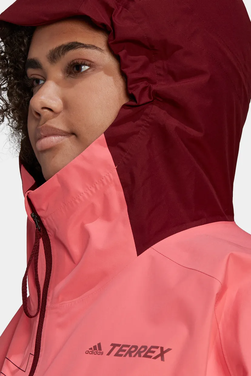 Женская красная ветровка Terrex GORE-TEX Paclite 7