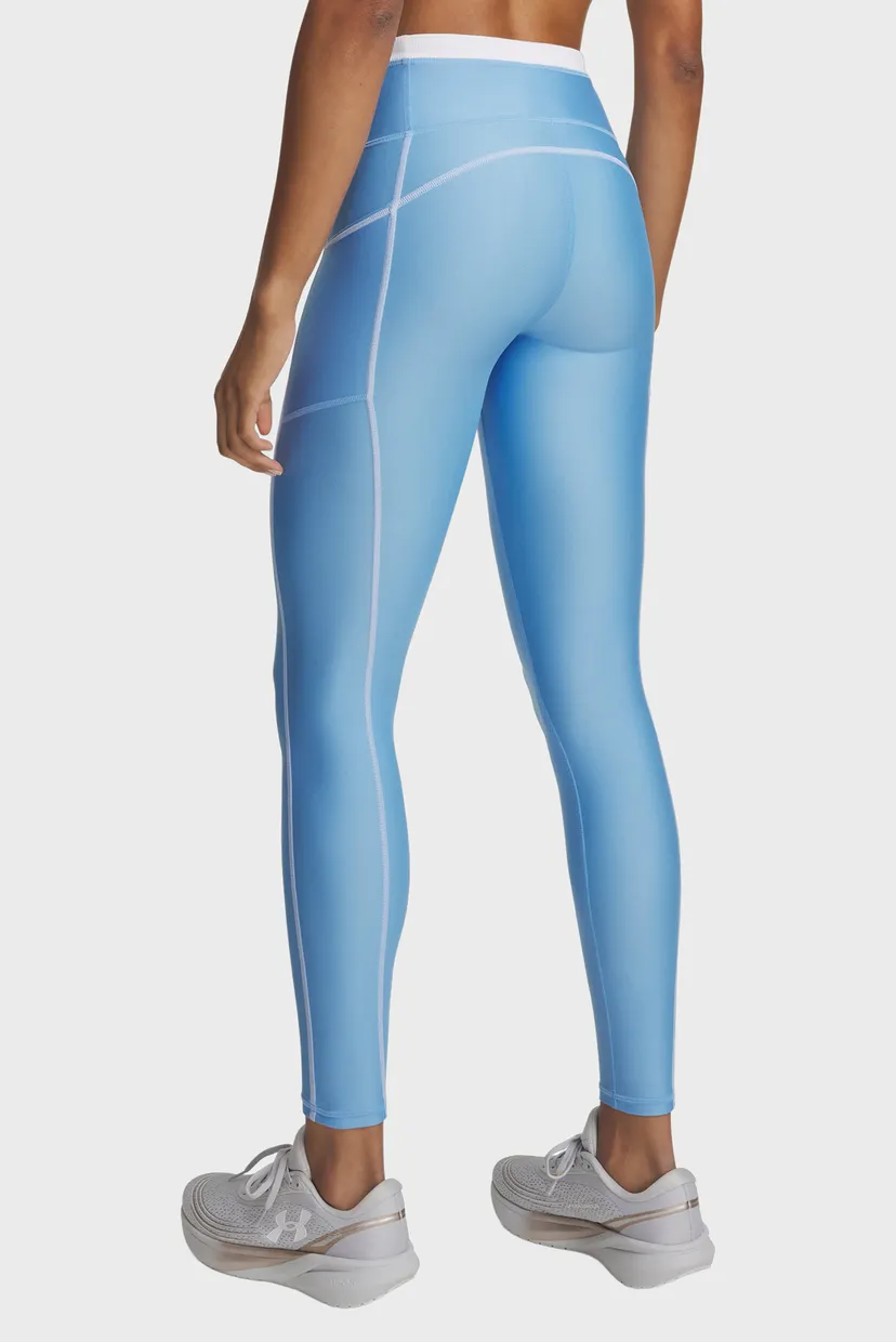 Жіночі блакитні тайтси UA HeatGear Novelty Legging-BLU 3
