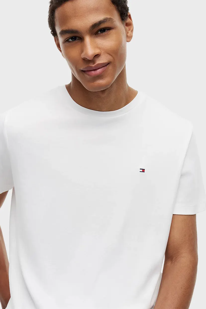 Чоловіча біла футболка LIGHT INTERLOCK TEE 4