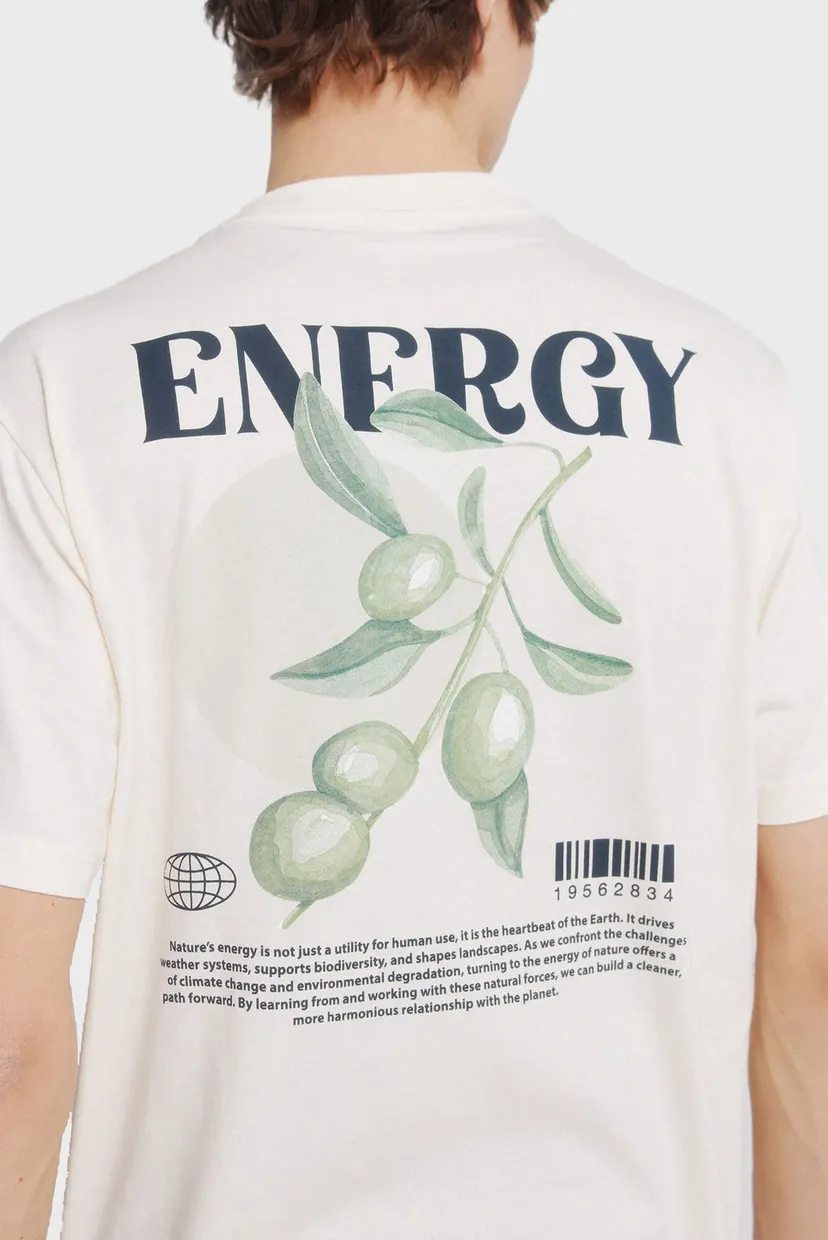 Мужская белая футболка energy 4