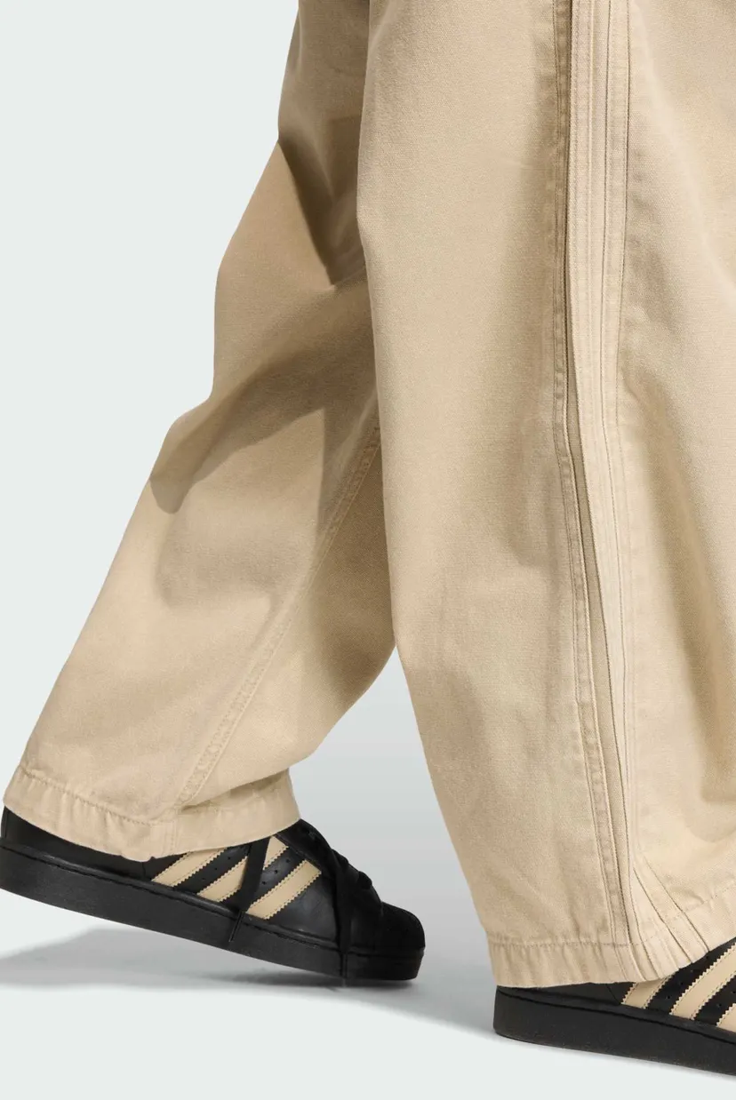 Женские бежевые спортивные брюки CANVAS LOOSE 5