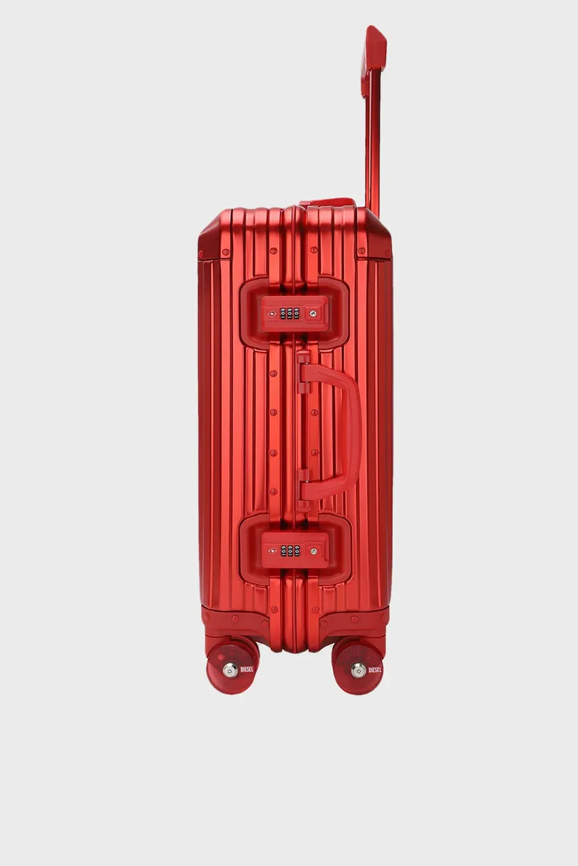 Червона валіза ALUMINUM TROLLEY 4