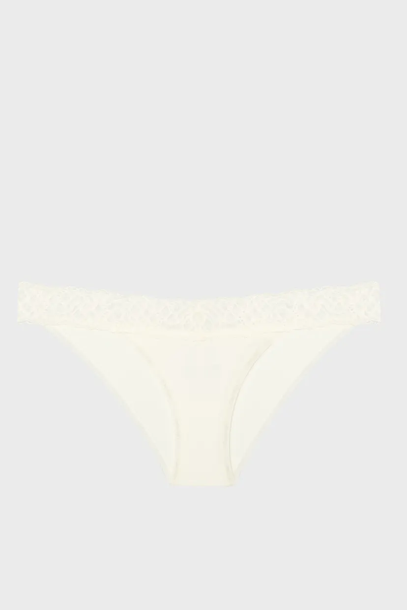 Жіночі білі трусики DIPPED BIKINI 6