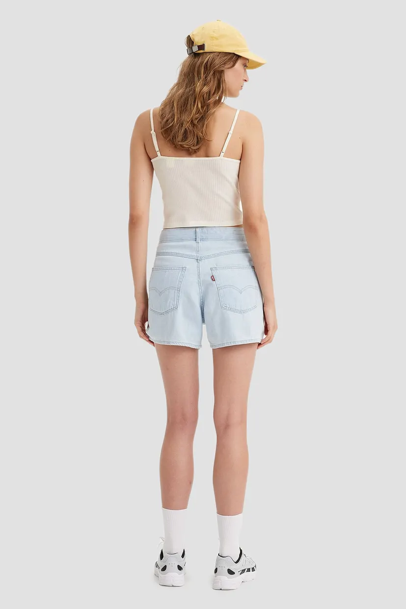 Жіночі блакитні джинсові шорти Lightweight Mom 4
