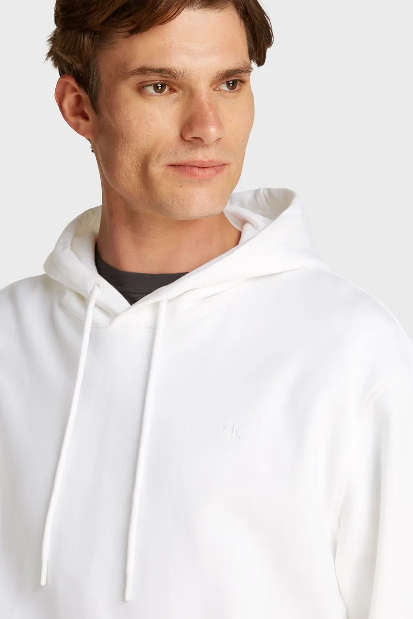 Мужское белое худи SOFT LAYERED MONOGRAM 4