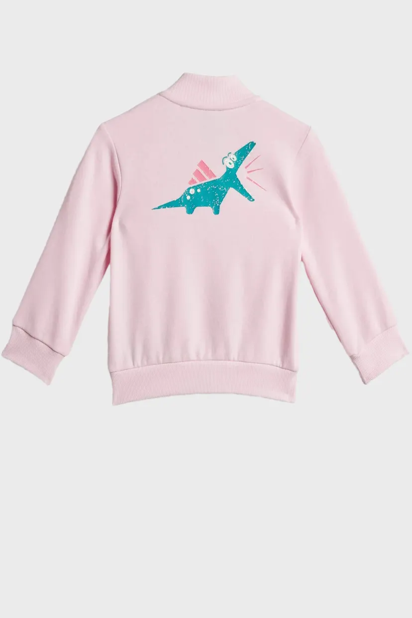 Детский розовый спортивный костюм (кофта, брюки) Seasonal Essentials Adiraptor Fleece Kids 4