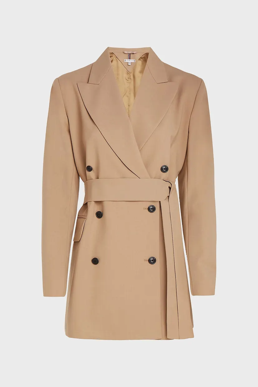 Женский бежевый жакет WO BLND RELAXED DB BLAZER 6