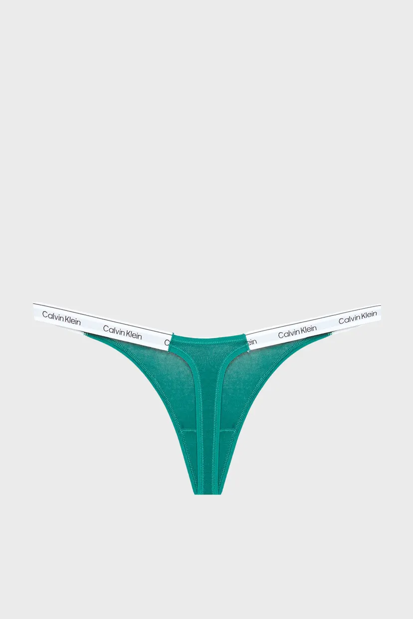 Женские зеленые трусики DIPPED STRING THONG 7