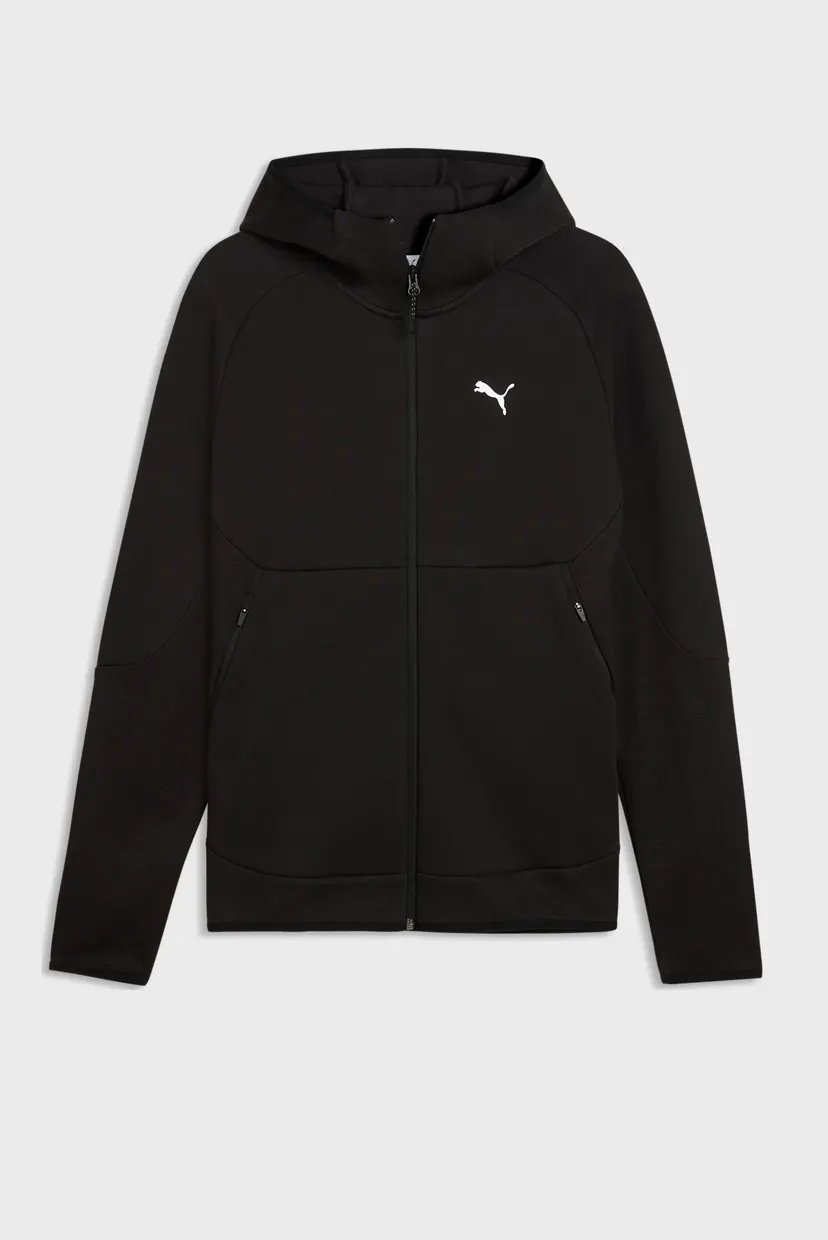 Чоловіче чорне худі PUMATECH Elevated Slim Full-Zip Hoodie Men 4