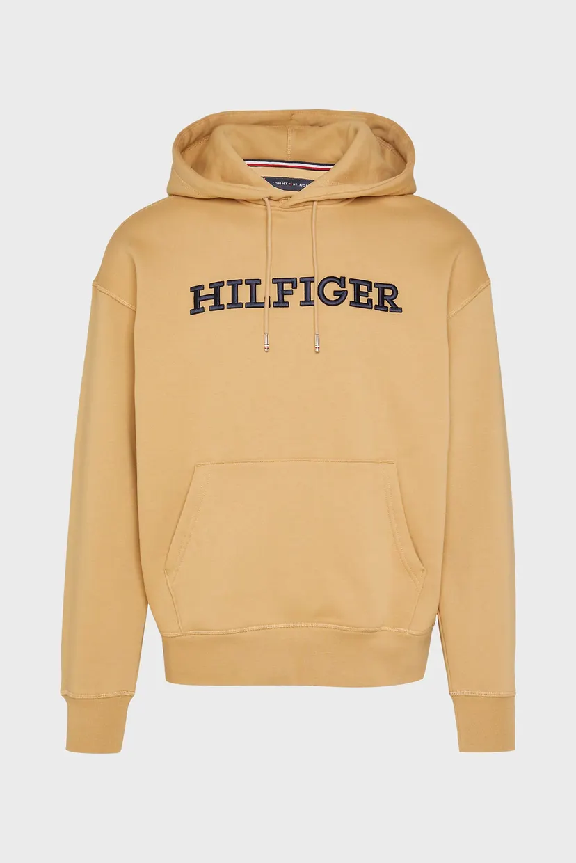 Чоловіче бежеве худі MONOTYPE EMBRO HOODIE 5