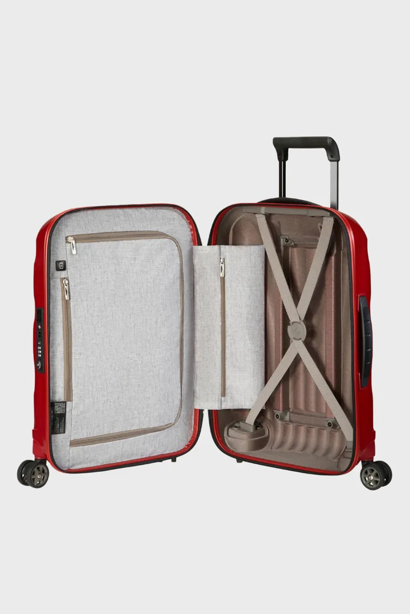 Червона валіза 55 см C-LITE RED 6