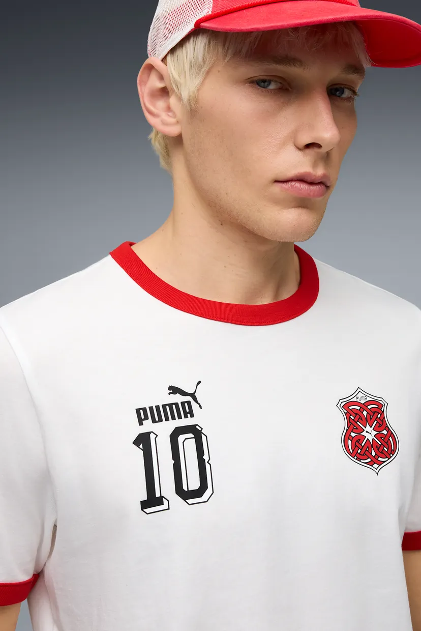 Біла футболка FUTURE.PUMA.ARCHIVE Ringer Tee Unisex (унісекс) 4