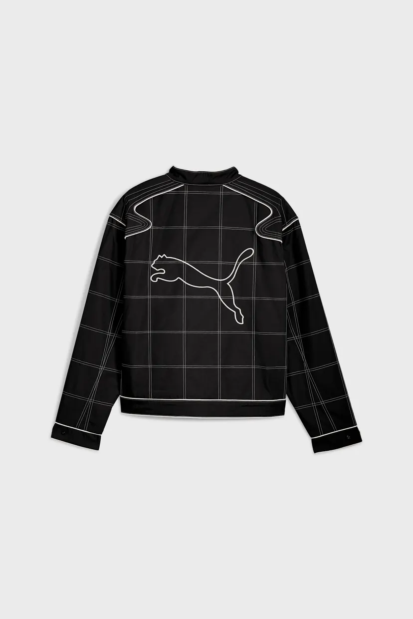 Чорна картата куртка FUTURE.PUMA.ARCHIVE Racer Jacket Unisex (унісекс) 7