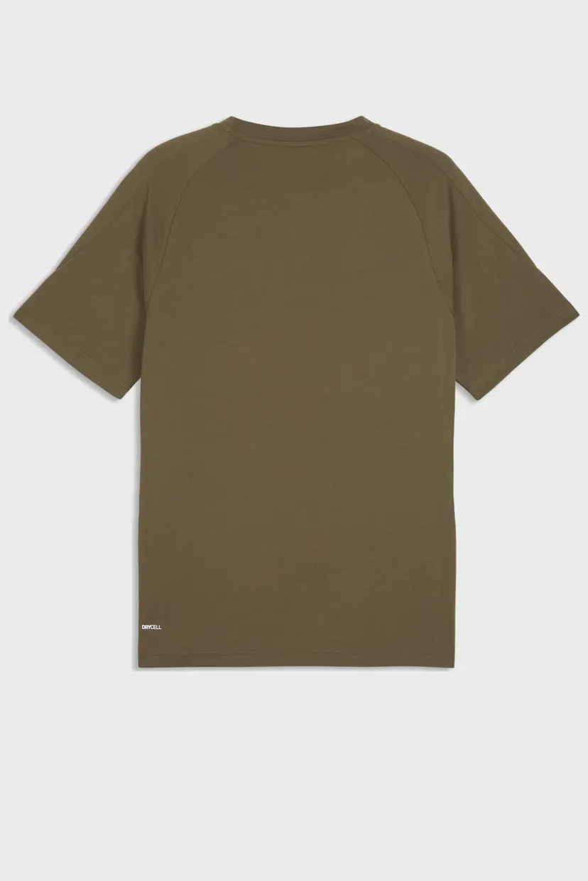 Чоловіча оливкова футболка Evostripe Tee Men 6