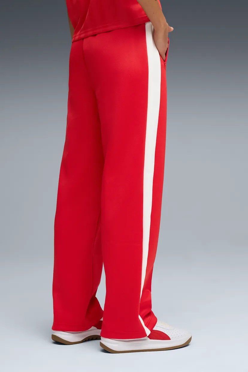 Жіночі червоні спортивні штани T7 ALWAYS ON Straight Track Pants Women 3