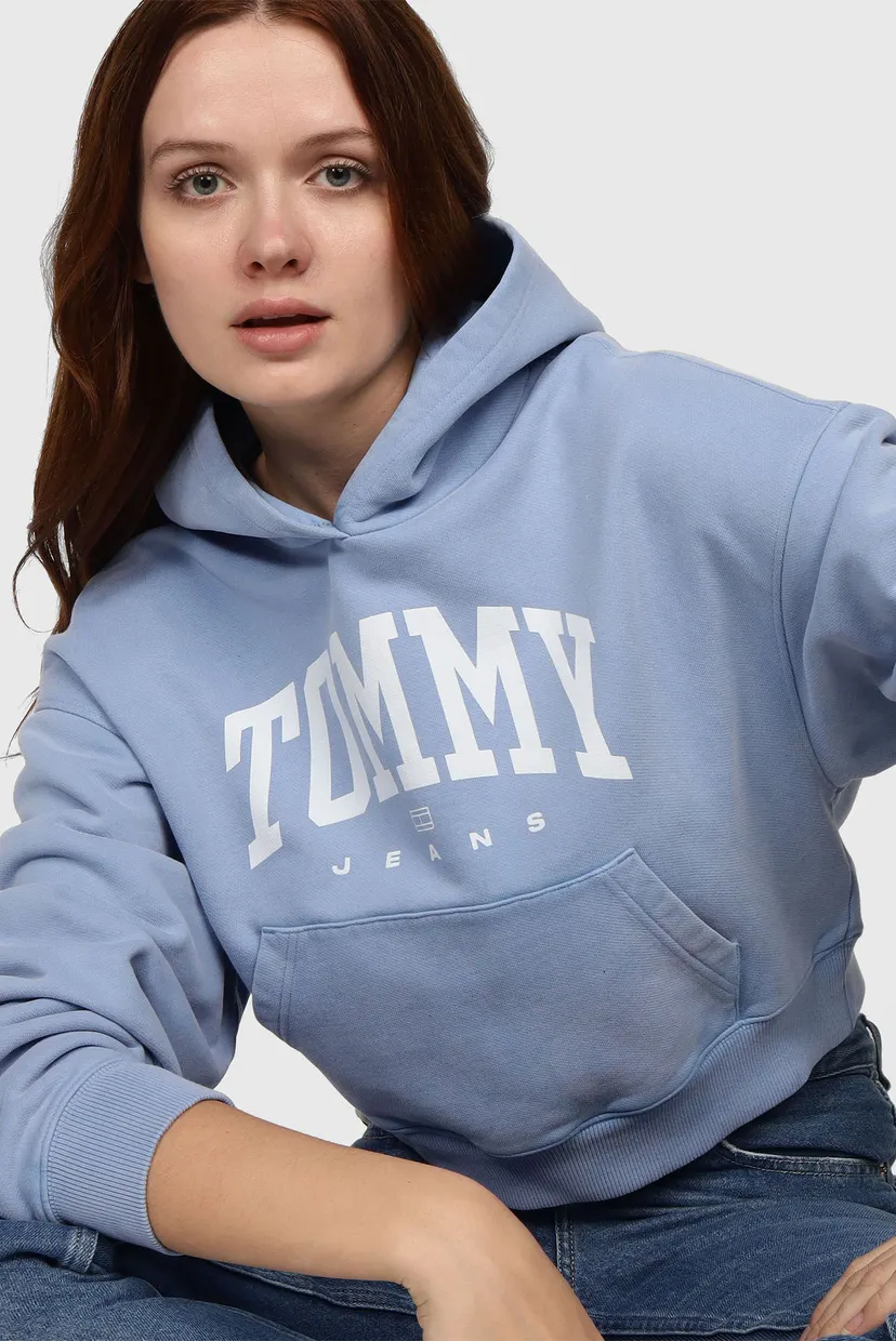Жіноче блакитне худі TJW VTG VARSITY 1 4
