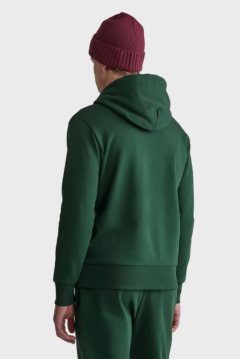 Мужское зеленое худи REG TONAL SHIELD FULL ZIP 4