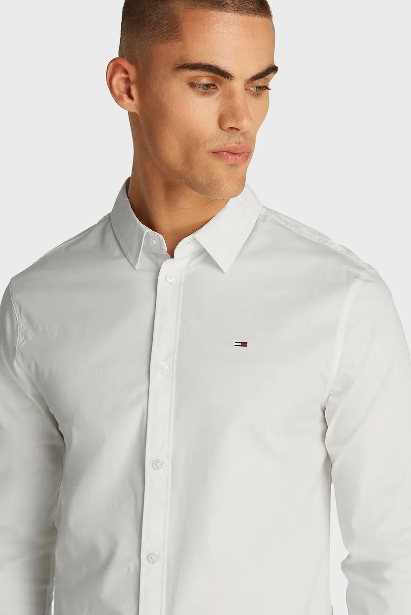 Чоловіча біла сорочка TJM ORIGINAL STRETCH SHIRT 4