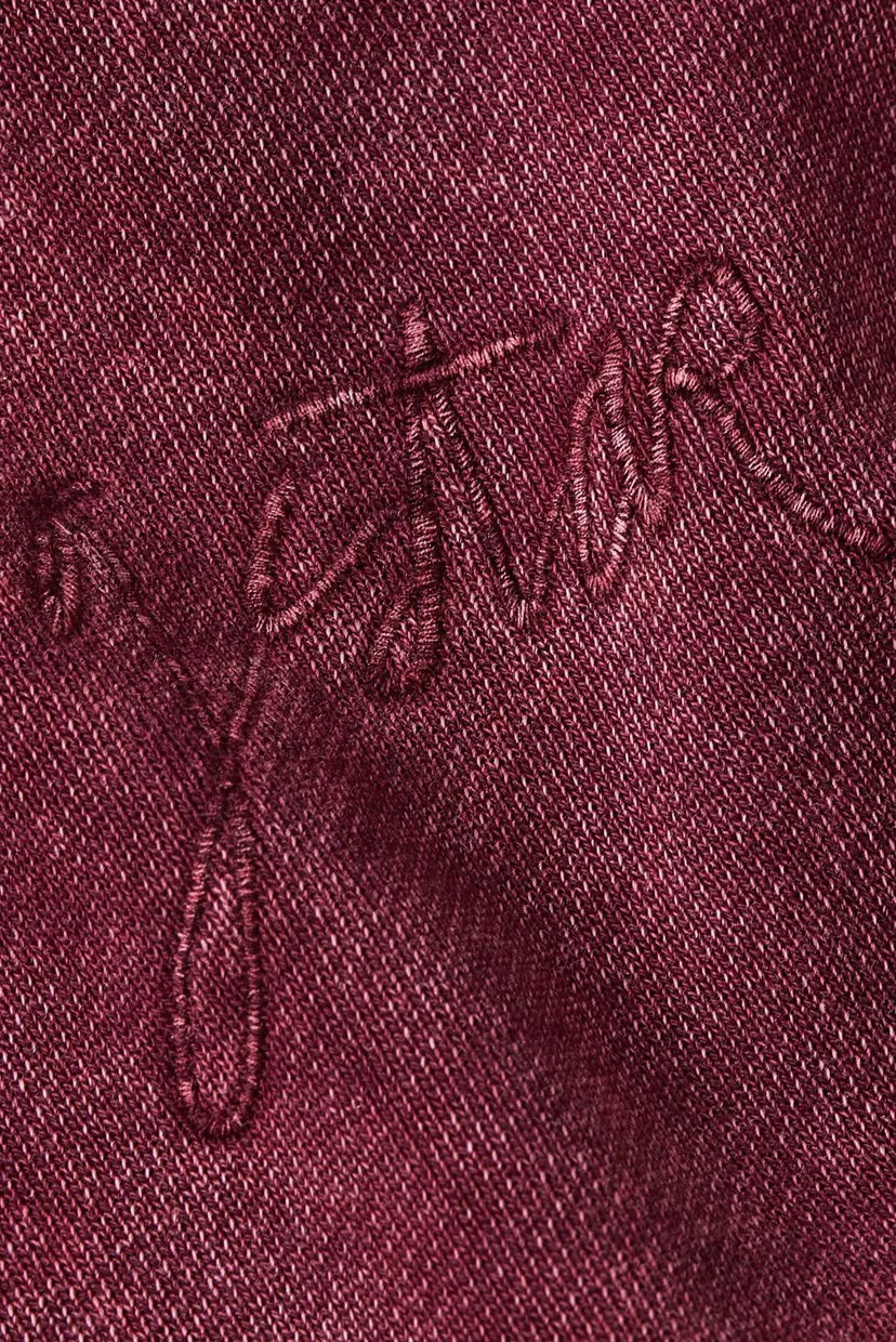 Жіночий бордовий світшот Washed 6