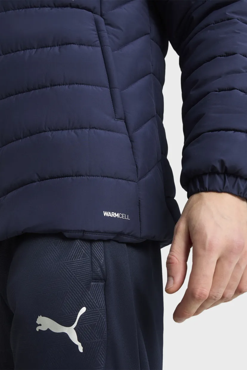 Чоловіча темно-синя куртка teamADDITIONS Hooded Padded Football 7