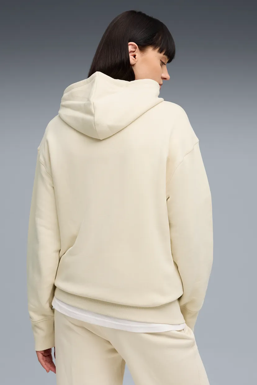 Бежевое худи Premium Essentials Relaxed Graphic Hoodie Unisex (унисекс) 3