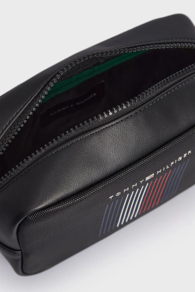 Чоловічий чорний несесер TH FOUNDATION WASHBAG 5