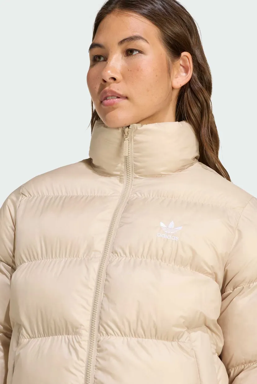 Жіноча бежева куртка Adicolor Short Puffer 4