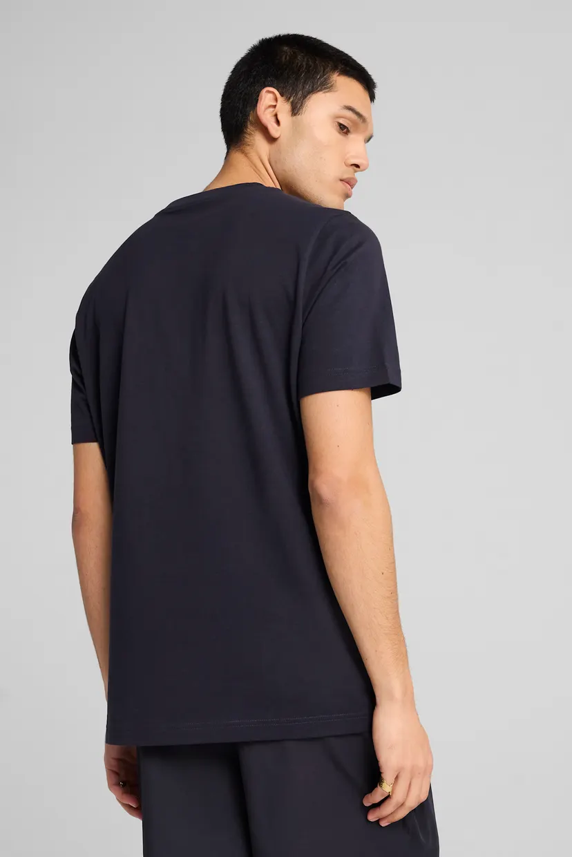 Мужская темно-синяя футболка Essentials No. 1 Logo Tee Men 3