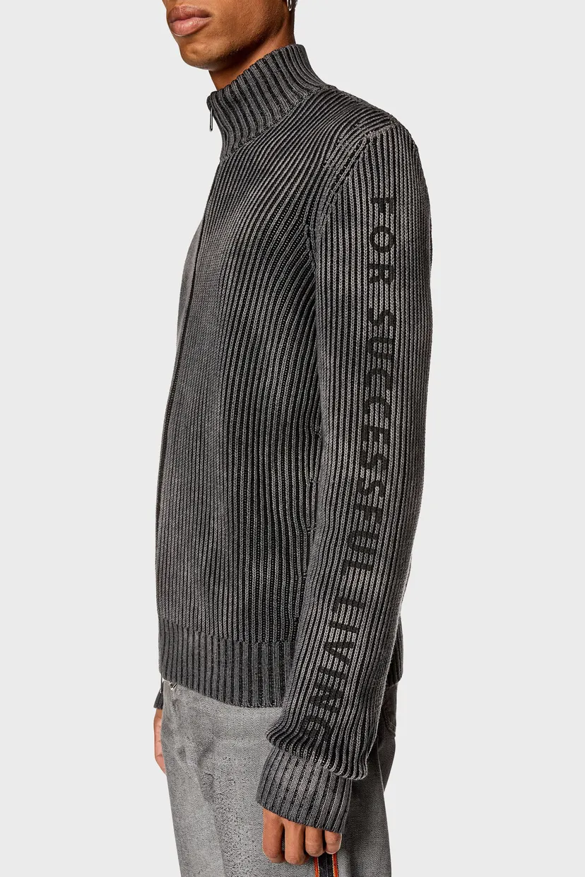 Чоловічий сірий кардиган K-ALONI KNITWEAR 3