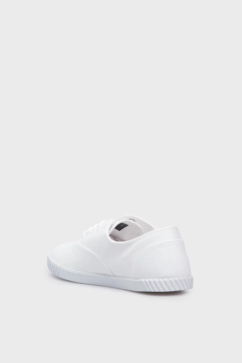 Жіночі білі кеди CANVAS LACE UP SNEAKER 5