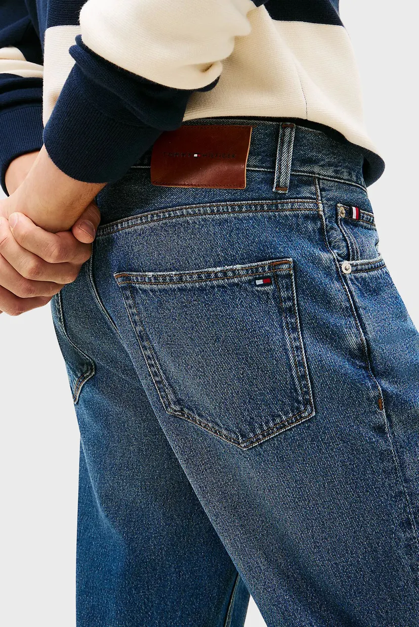 Чоловічі сині джинси TAPERED HARLEM 4
