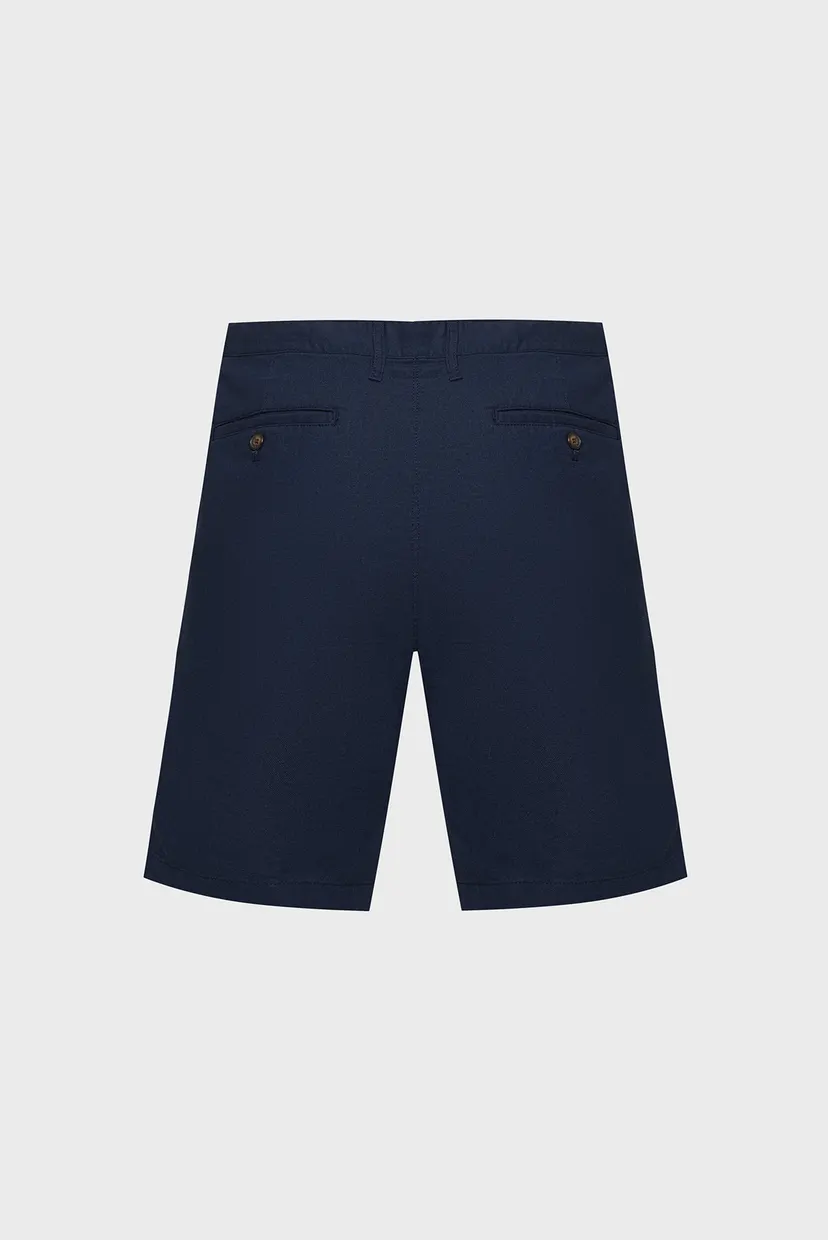 Мужские темно-синие льняные шорты LINEN COTTON SHORT 3