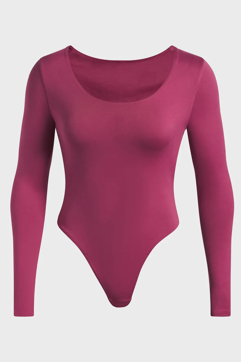 Женское розовое боди UA Motion Bodysuit 5