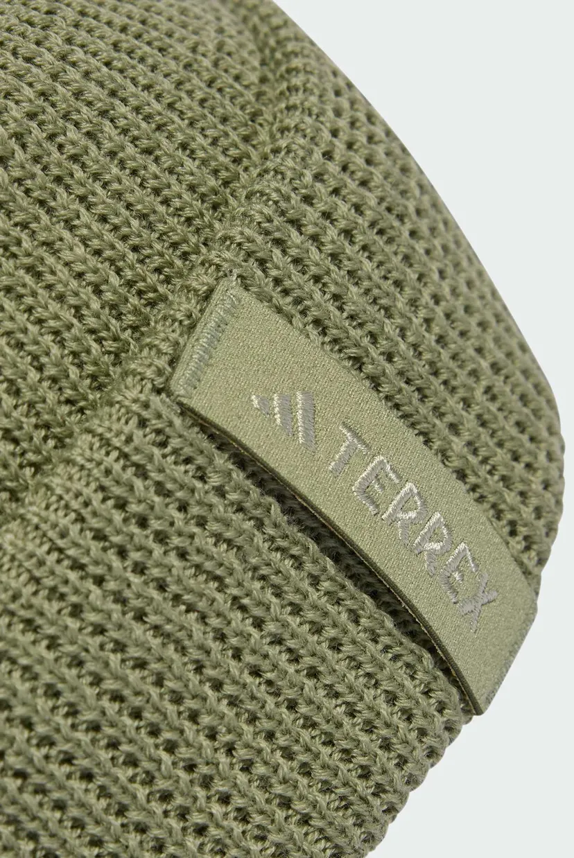 Оливкова вовняна шапка Terrex Xploric Merino 3