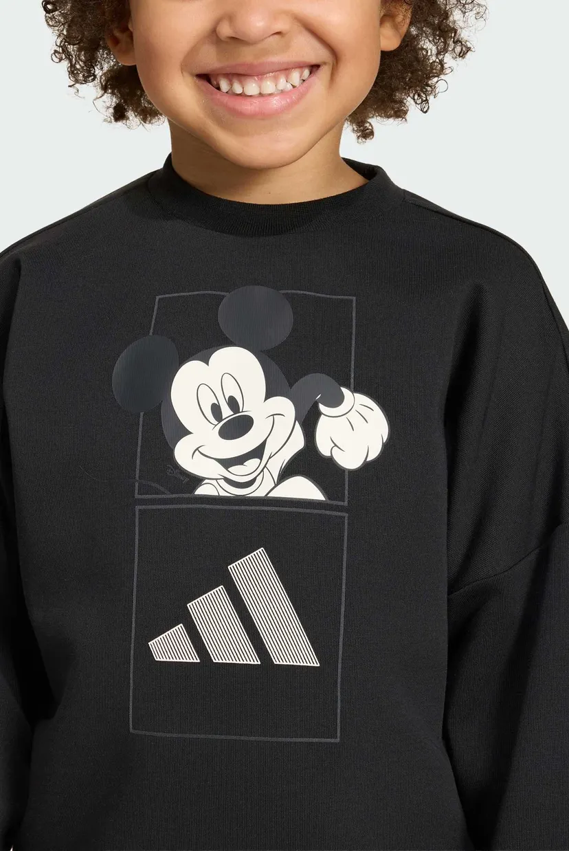 Дитячий чорний спортивний костюм (світшот, штани) ADIDAS DISNEY MICKEY MOUSE 9