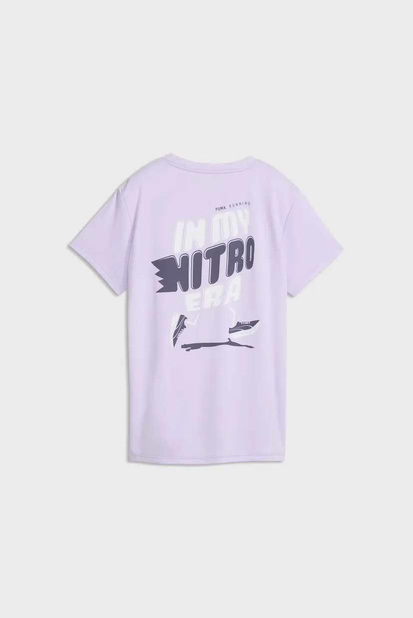 Жіноча бузкова футболка Run NITRO™ Graphic Tee Women 5